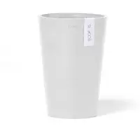Ecopot's Blumentopf "Pisa 14 Weiß", für den Innenbereich