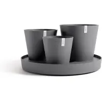 Ecopot's Dubai er Blumentopf - L 56,5 cm x H 30,7 cm - Innen- und Außenbereich