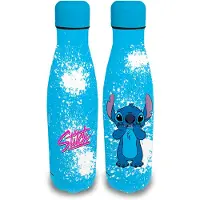 Coriex Disney Stitch Trinkflasche aus Edelstahl, himmelblau - 500ml