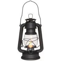 4Living LED-Sturmlampe in anthrazitfarben | Gr.: onesize