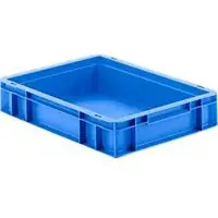 Ssi Euro Box Serie EF 4080, aus PP, Inhalt 7,4 L, geschlossene Wände, Unterfassgriff, blau