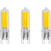 Avide G9 LED-Kapsellampe 2W 200lm 3000K warmweiß 3 Stück