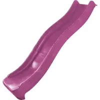 Axi Sky220 Rutsche mit Wasseranschluss Lila - 220 cm | Anbau Element für Kinder Spielturm/Spielhaus/Stelzenhaus | Wasserrutsche/Anbaurutsche für Podesthöhe 120 cm