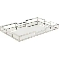 Fink Spiegeltablett "Hommage" in Silber - L. 40 cm - B. 25 cm | Gr.: onesize