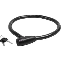 M-Wave Fahrrad Panzer Schloss 800x18mm Spiral Kabel mit Schlüssel Diebstahl Schutz