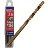 Specialist Cobalt metal drill 2.5 mm 10pcs