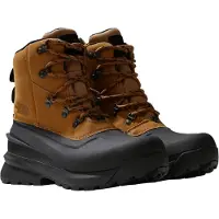 The North Face Winterstiefel "M CHILKAT V LACE WP UTILITY", Herren, Gr. 42, braun (schwarz, braun), Leder, Textil, Schuhe Winterstiefel, Snowboots, Winterboots, Winterschuhe, wasserdicht