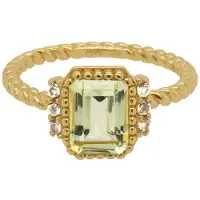 24Kae 14K 24KAE Gold Damenring 12402Y/54
