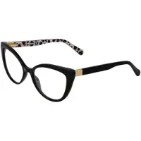 Love Moschino Moschino MOL500 Damen-Brille inkl. Gläser Vollrand Cat Eye Acetat-Gestell 54/17/140, schwarz