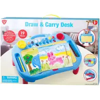 Playgo Play kreative tragbare Zeichentisch-Set für Kinder 19-teilig mehrfarbig