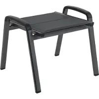 Mwh Futosa Hocker Aluminium/Textilene iron grey stapelbar