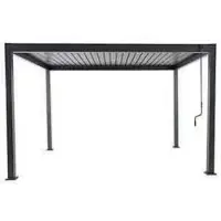 Mwh Lino Aluminium Gartenpavillon, wetterbeständig, rostfrei und leicht aufzubauen