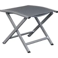 LC Garden Unicamo Hocker Aluminium / Silber