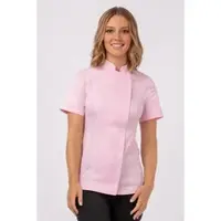 Chef Works Damenkochjacke SPRINGFIELD, Reissverschluss, Cool VentTM & lite, Pink, Größe M