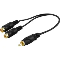 Deltaco videosplitter - 15 cm