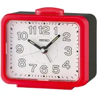 Seiko Wecker QHK061R Quarz Rot