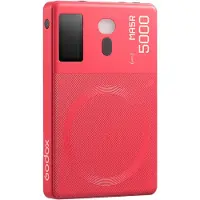 Godox MA5R Mobile Power Bank&RGB LED Light Rood
