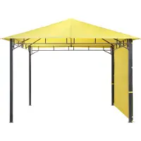 Tepro Pavillon Lehua gelb ca. 300 x 300 cm, Durchgangshöhe ca. 195 cm