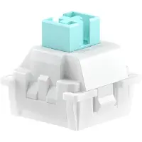 Glorious GLO-KB-ACC-SWT-LYNX-HE-36, Tastatur-Schalter, Polycarbonat (PC), Cyan, Durchscheinend