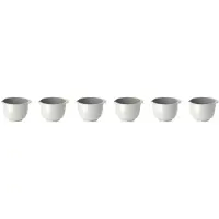 Mepal Schüssel Margrethe Mini White ABS 25 ml (Set von 6)