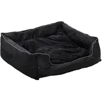 Dogman Bed Buddy Rectangular L Black 70x60x21cm