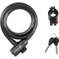 Force Strong 1800/12 mm Kabelschloss schlüsselfertig schwarz 491396
