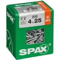 Spax DIY Universal Senkkopf T-STAR plus VGW WIROX A9J 4x25 L 200 St.