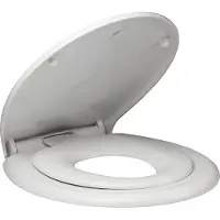 Pisla WC Sitz mit Kindersitz Soft Close Abnehmbar Weiß