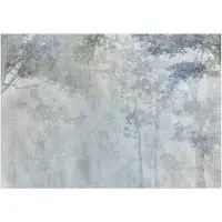 Kärkkäinen Fototapete Forest Reverb Pastellblau/Blaugrau