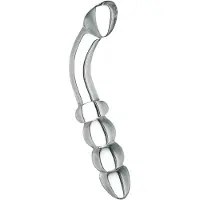 Prisms Erotic Glass Prisms Hamsa - doppelseitiger G-Punkt Glasdildo (transparent)
