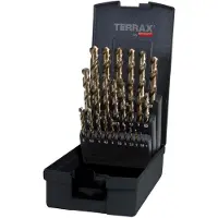 Terrax by Spiralbohrer-Satz 1-13mm - HSSE-CO 5 - 25-tlg.