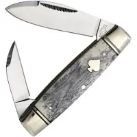 Rough Ryder Black Apaloosa 2 Blade Senator