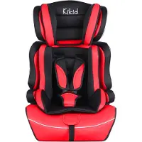 Kikid Kindersitz Basic 76-150cm R129, schwarz rot
