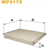 WIX FILTERS Filter, Innenraumluft WP9178