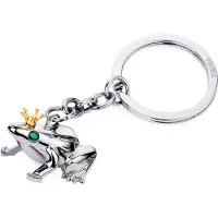 Troika Schlüsselanhänger Froschkönig KR24-04/CH, Metall, mit Motiv, mehrfarbig