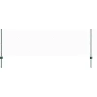 vidaXL Sechseckzaun mit Pfosten 50 x 0,8 m PVC-beschichteter Stahl
