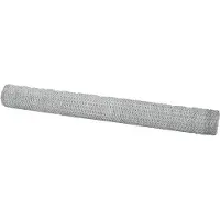 vidaXL Schweißgitterzaun 1.6 x 25 m Verzinkter Stahl Silber