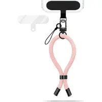 Nalia Wristy Edition - Lanyard Universal Handykette - Handgelenk-Schlaufe mit Metall-Karabiner - Blossom Rosa