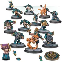 Games Workshop The Dwarf Giants Dwarf Blood Bowl Team, Sammelfigur, Videospiel
