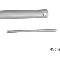 EDM Rohr 45cm verchromte Verlängerung für Deckenventilator