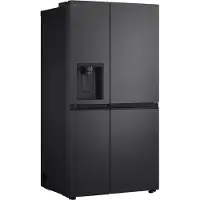 LG GSJC41EPPE, Freistehend, Amerikanische Tür, Schwarz, Metallisch, 2 Tür(en), LED, Innen