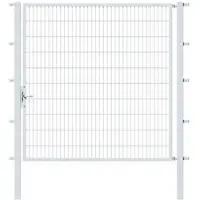 GAH Alberts Alberts 647643 Einzeltor Flexo mit Zubehör, feuerverzinkt, Breite 200 cm, Höhe 200 cm