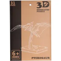 Koopman Hölzerner 3D -Puzzle Dinosaurus