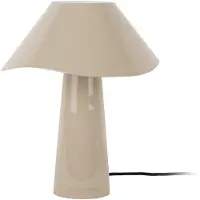 Present Time - Tischleuchte Ameno - Warmes Grau - Ø28cm Tischlampe - Nachttischlampe, Wohnzimmer, Schlafzimmer