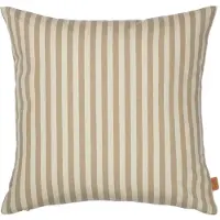 Ferm Living - Strand Outdoor Kissen, 50 x 50 cm, sand / off-white
