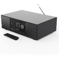 Majority Quadriga DAB-Radio - Bluetooth-Radio - CD-Player - 120 W, 2.1 Stereo-Internetradio - Spotify connect - FM - Schwarz