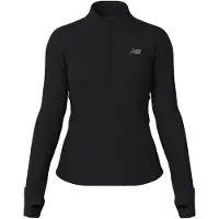 New Balance - Women's Athletics Heat Grid 1/2 Zip - Longsleeve Gr XL schwarz