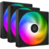 ID-Cooling AS-120-ARGB-K TRIO - Kabinet kler - 120mm - Sort - 27 dBA