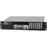 Supermicro SuperChassis 523L-505B, 2U, Server, Schwarz, ATX, Aktivität, HDD, Leistung, Stromausfall, System, 500 W