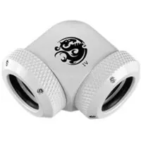 Bitspower Multi-Link Adapter 90 Grad 12mm AD auf 12mm AD Hardtube - weiß